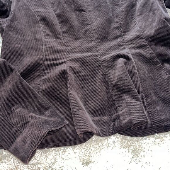 Vintage Ralph Lauren Brown Corduroy Military Style Jacket Large - Picture 9 of 13